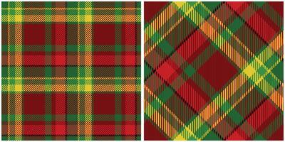 Tartan plaid pattern background. Fabric texture. vector