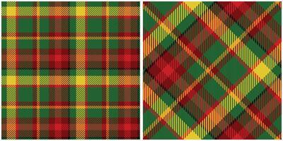 Tartan plaid pattern background. Fabric texture. vector
