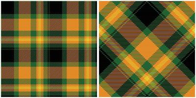 Tartan plaid pattern background. Fabric texture. vector