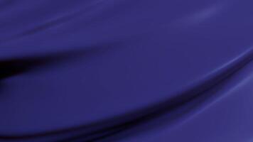Realistic 3D animation of rippling dark purple cloth. Design. Beautiful drapery of abstract fluid texture in motion. video