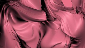 Moving 3d texture of liquid. Motion. Dense liquid randomly move in waves. Background of dense swirling liquid with distortions video