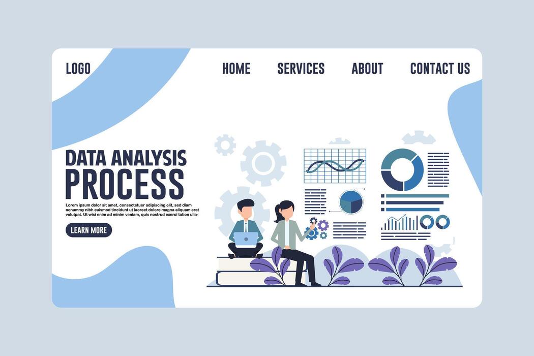 Data Analysis Banner Vector Art, Icons, and Graphics for Free Download