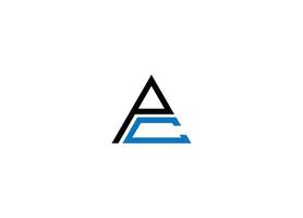 PC letter Logo Design with Creative Modern icon template vector