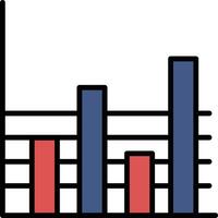 A graph with a circle in the middle and a mountain range in the background vector