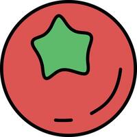 tomatoes with green leaves on top vector