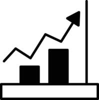A graph with a circle in the middle and a mountain range in the background vector