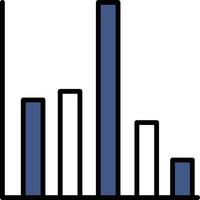 A graph with a circle in the middle and a mountain range in the background vector