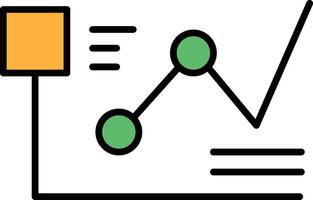 A graph with a circle in the middle and a mountain range in the background vector