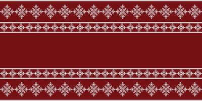 Elegant Textile Border with Floral Motif.Vintage Textile Border for Classic Designs.Colorful Textile Border with Geometric Patterns with copy space area vector