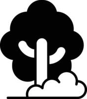 A tree with a trunk and branches vector