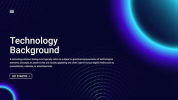Technology abstract background. Modern abstract background inspired by modern technology trends. vector