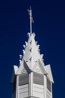 Historical chapel Our Lady of La Valvanera built in 1903 at the beautiful heritage town of Salamina in the department of Caldas in Colombia photo
