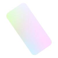 Trendy gradient shape for graphic and web design, decoration, templates, posters, stickers, web banners and etc. Isolated Colorful Spring Illustration for Graphic Art. vector