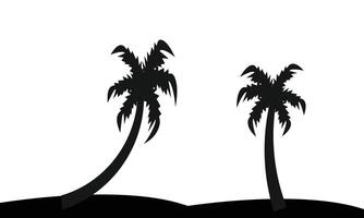 Palm Tree Silhouette Collection. vector