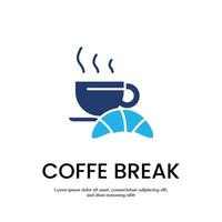 coffee break colored icon design good for web or mobile app vector