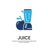 juice colored icon design good for web or mobile app vector