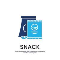 snack colored icon design good for web or mobile app vector