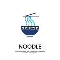 noodle colored icon design good for web or mobile app vector