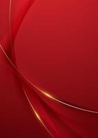 Abstract background design, red geometric element design, modern vector