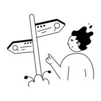 Website Maintenance Hand Drawn Mini Illustrations vector