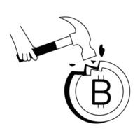 Mini Illustrations Depicting Business Investment vector