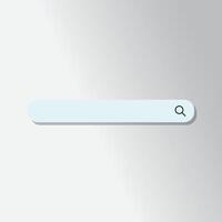 Search box design template vector