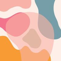 Vintage abstract shape background design vector