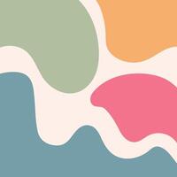 Abstract background with shapes vector