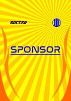 Jersey design template highquality soccer vector