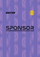 Jersey design template highquality pattern vector