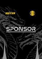 Jersey design template highquality for sublimation vector