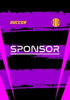 Jersey design template highquality soccer vector