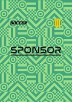Jersey design template highquality pattern vector