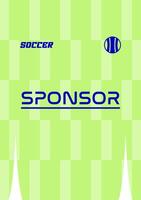 Jersey design template highquality for sublimation vector