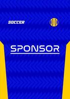 Jersey design template highquality soccer vector
