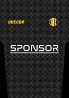 Jersey design template highquality soccer vector