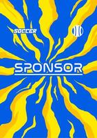 Jersey soccer template design highquality vector