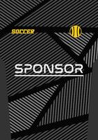 Jersey design template highquality vector
