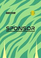 Jersey design template highquality pattern vector
