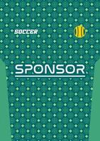 Jersey design template highquality for sublimation vector