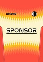 Jersey design template highquality for sublimation vector
