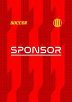 Jersey design template highquality soccer vector