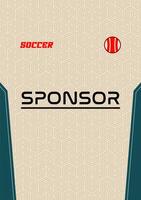 Jersey design template highquality soccer vector