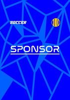 Jersey design template highquality pattern vector