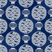 Seamless pattern happy chinese new year 2025 the snake zodiac sign with asian elements paper cut style on color background. vector