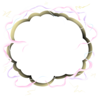 Clouds floating in the sky and a message board png
