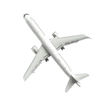 Generated AI Realistic 3D Aircraft Image on Clear Background png