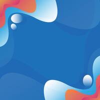 abstract background with blue and orange vector