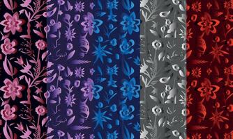 Elegant decorative floral pattern design. Colorful floral pattern suitable for background, texture, fabric, wrapping, textile, clothing, print or others. vector