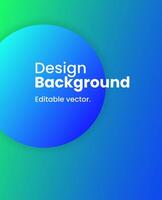 Simple colorful gradient background. Social media template illustration. vector
